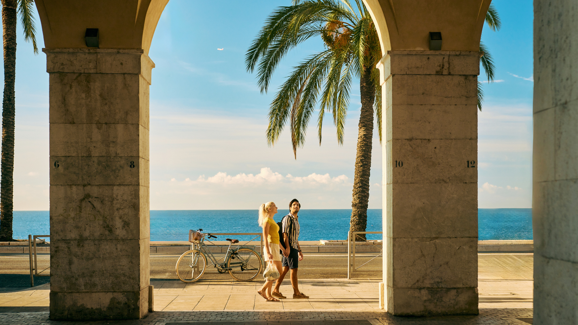 Vue de la Promenade des Anglais à Nice